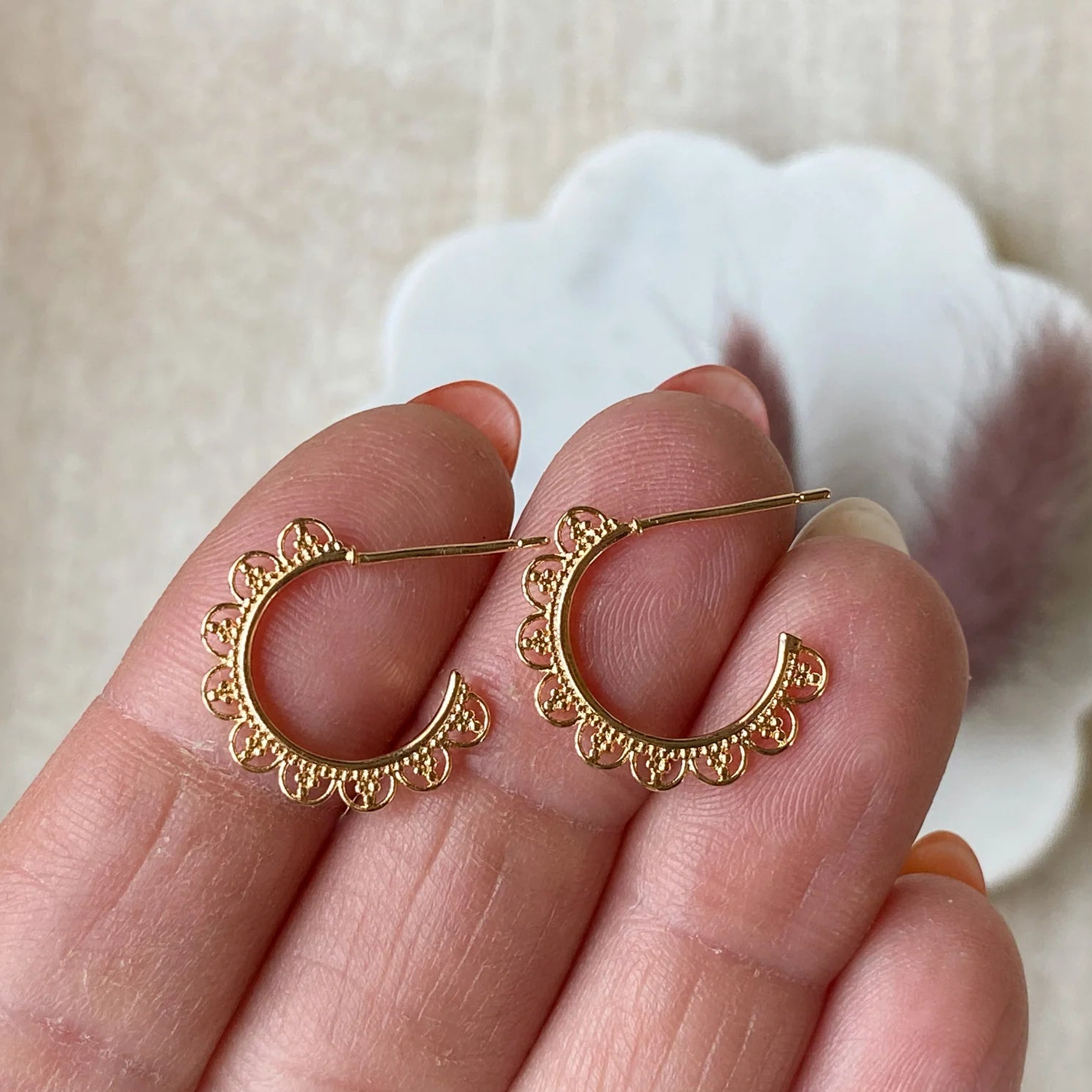 Lace Hoops