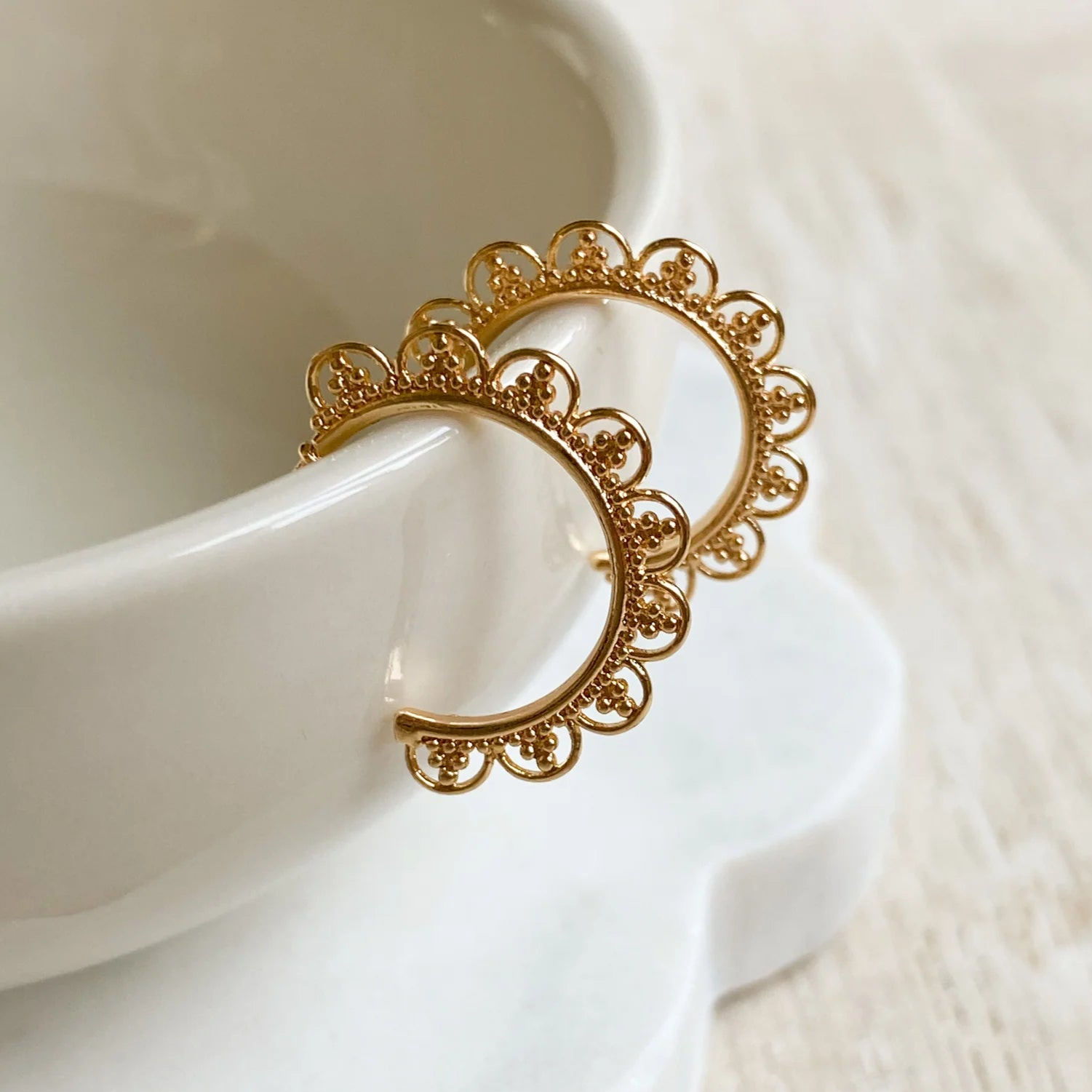 Lace Hoops