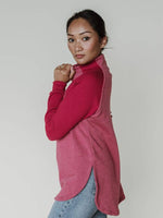 Load image into Gallery viewer, Classic Dusk Sweater - Heather Cardinal

