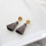 Load image into Gallery viewer, Short Silk Tassel Earrings
